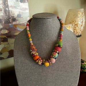 Kantha Orbit Necklace